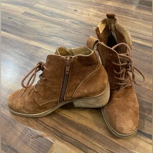 Lucky Brand Suede Booties